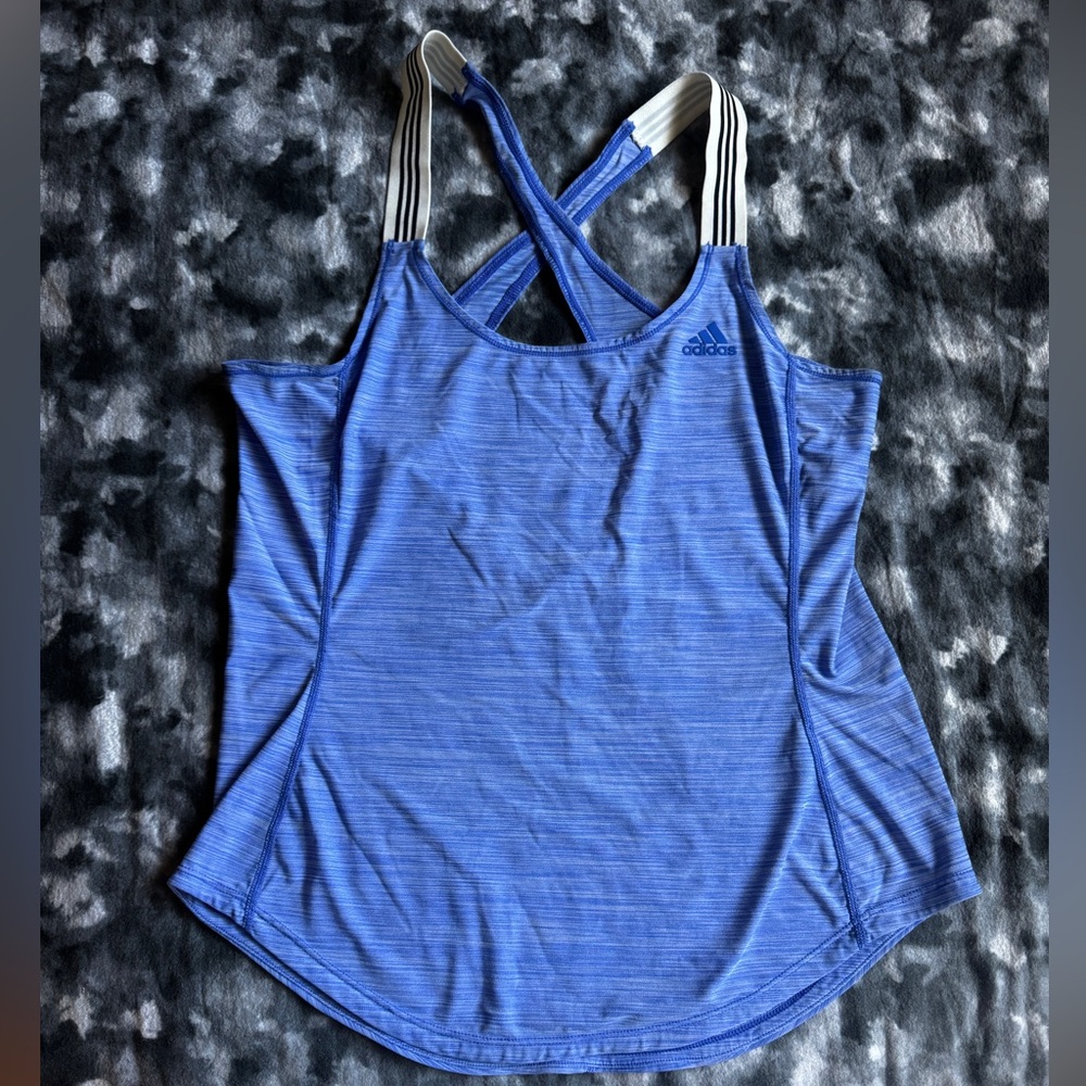 Adidas keyhole back workout tank - size S
